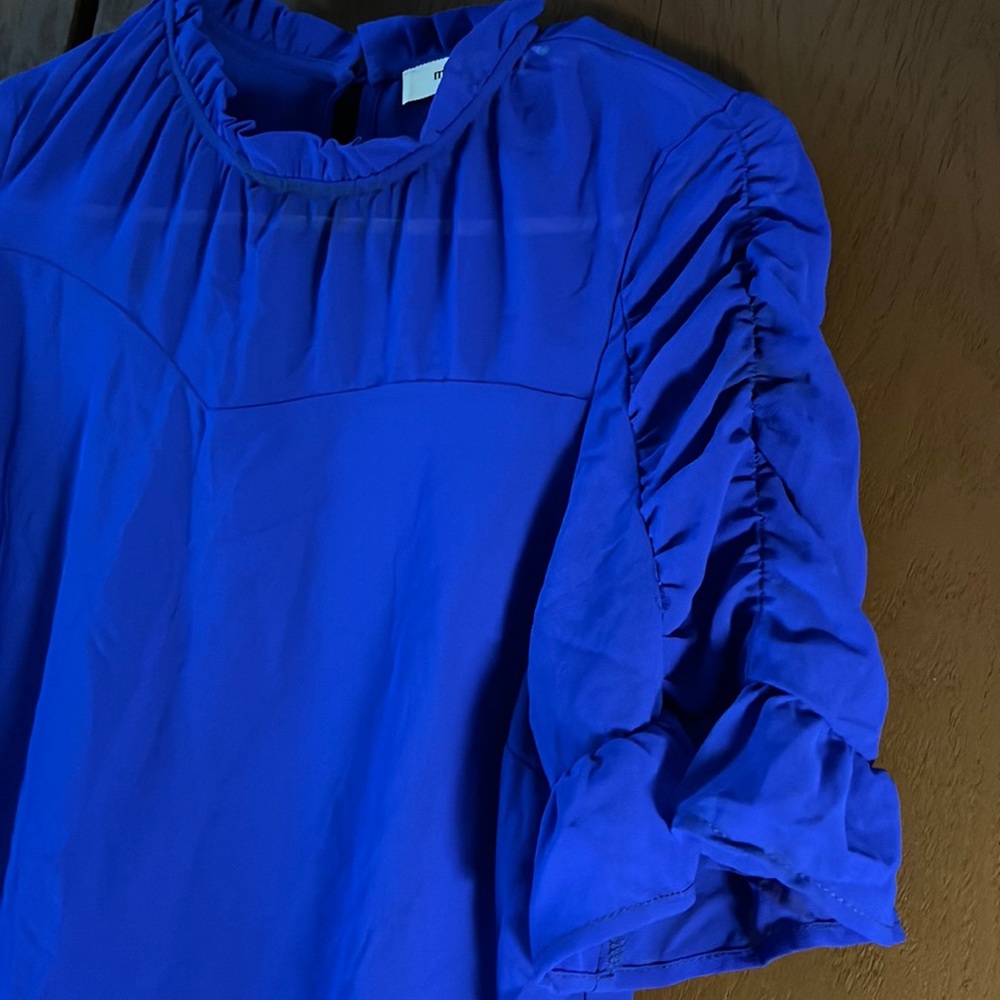 Womens blue blouse - Picture 3 of 8
